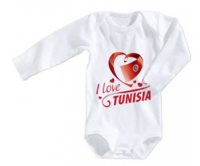 Body bebé me encanta Túnez diseño 1 talla 3/6 meses mangas largas