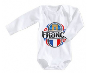 Body Baby Flag France diseño 1 talla 3/6 meses mangas largas
