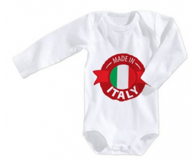 Body Bebé Hecho en Italia Diseño 1 talla 3/6 meses mangas largas