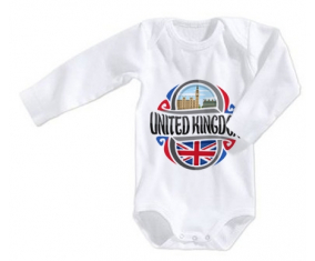 Body baby flag Reino Unido Tamaño 3/6 meses Mangas largas