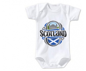 Body baby flag Scotland talla 3/6 meses mangas cortas