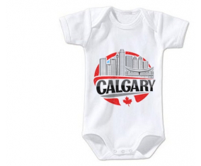 Body Baby City de Calgary Talla 3/6 Meses Mangas Cortas