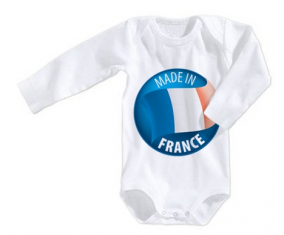 Body bebé hecho en France talla 3/6 meses mangas largas