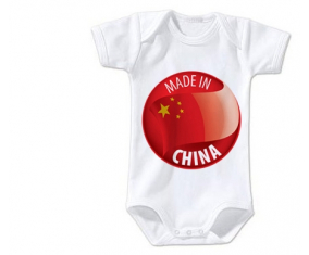 Body bebé hecho en china tamaño 3/6 meses mangas cortas