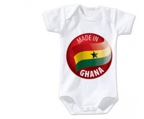 Body bebé hecho en GHANA tamaño 3/6 meses mangas cortas