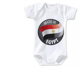 Body bebé hecho en egipto tamaño 3/6 meses mangas cortas