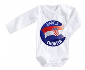 Body bebé hecho en croacia tamaño 3/6 meses mangas largas