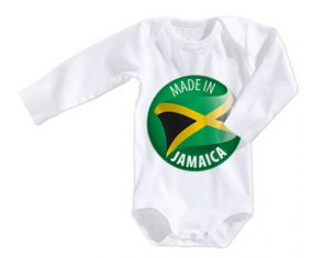 Body bebé hecho en jamaica talla 3/6 meses mangas largas