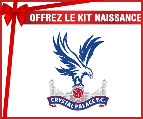 kit naissance club de fútbol crystal palace de bebé personalizado