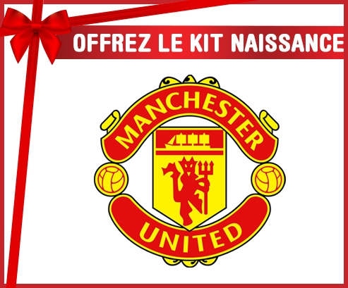 kit naissance bebé personalizado Manchester United Football Club