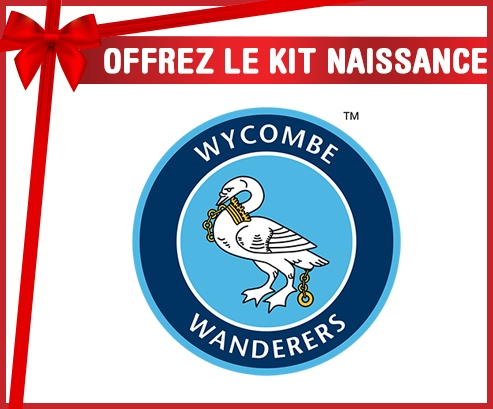 kit naissance Club de Fútbol Wycombe Wanderers de bebé personalizado