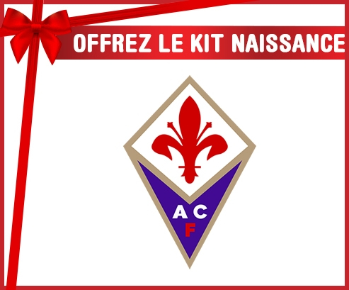 kit naissance bebé personalizado Associazione Calcio Firenze Fiorentina