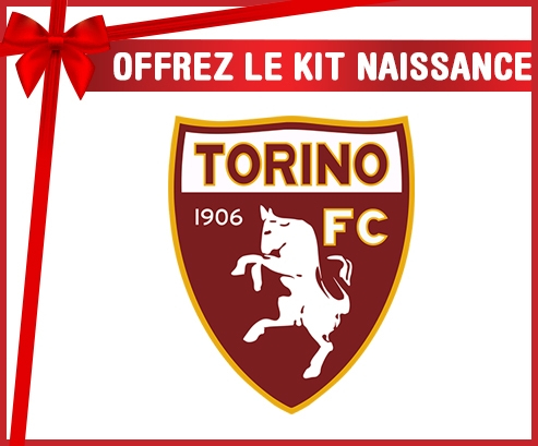 kit naissance club de fútbol Torino de bebé personalizado