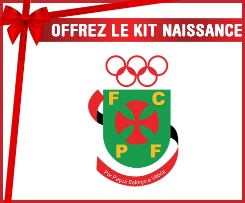 kit naissance bebé personalizado Futebol Clube Paços de Ferreira