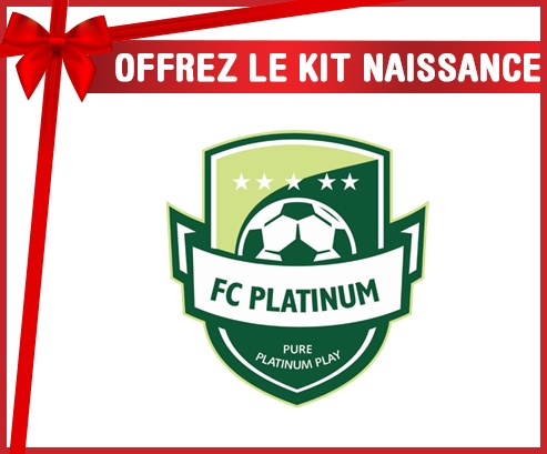 kit naissance Club de Fútbol Infantil Personalizado Platino