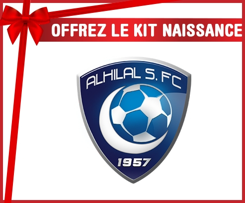 kit naissance bebé personalizado Al-Hilal Football Club Arabia Saudita