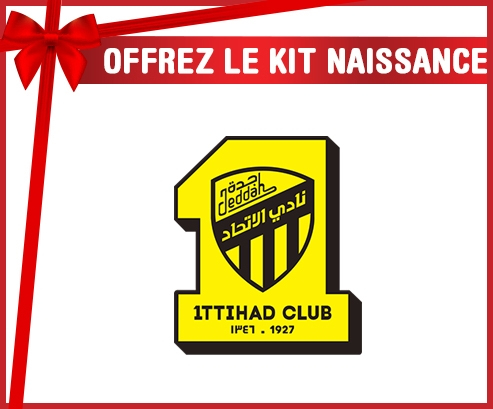 kit naissance bebé personalizado Ittihad FC Arabia Saudita