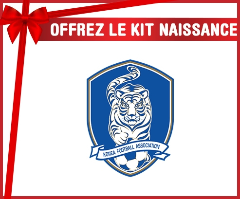 kit naissance equipo nacional de fútbol de Corea del Sur bebé personalizado