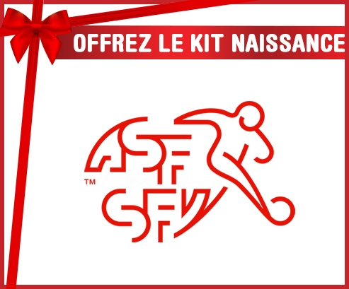 kit naissance bebé personalizada selección suiza de fútbol