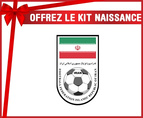 kit naissance bebé personalizó a la selección de fútbol de Irán