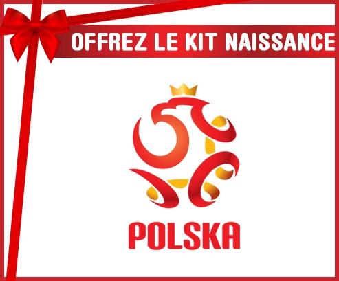 kit naissance bebé personalizó a la selección de fútbol de Polonia