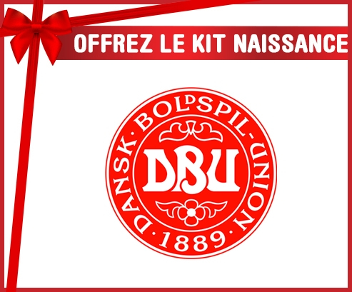 kit naissance bebé personalizado selección de fútbol de Dinamarca