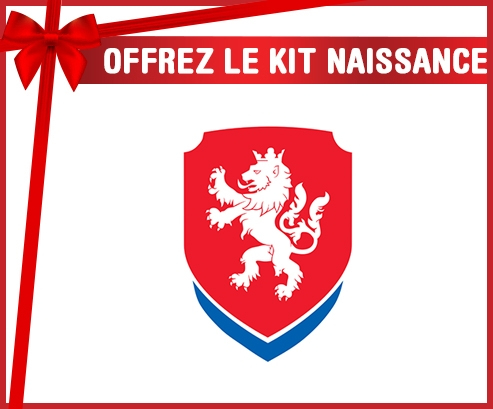 kit naissance bebé personalizado selección de fútbol de la República Checa