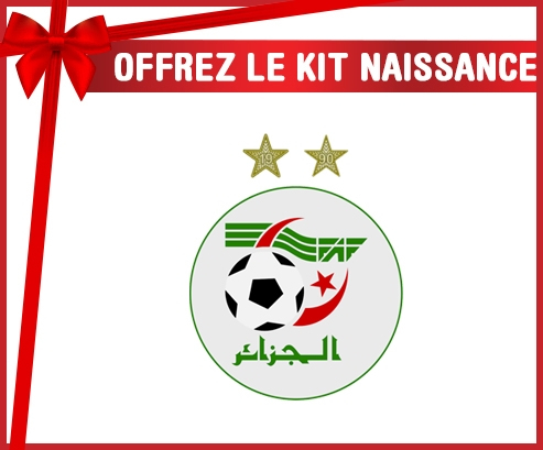 kit naissance bebé personalizada selección argelina de fútbol