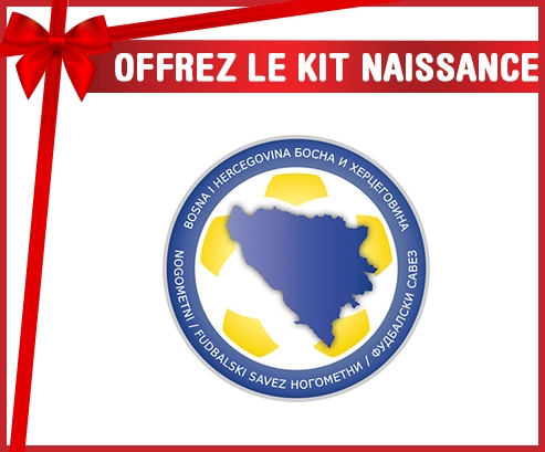 kit naissance bebé personalizado equipo nacional de fútbol de Bosnia Herzegovina