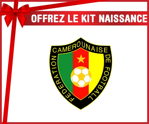 kit naissance bebé personalizó a la selección de fútbol de Camerún