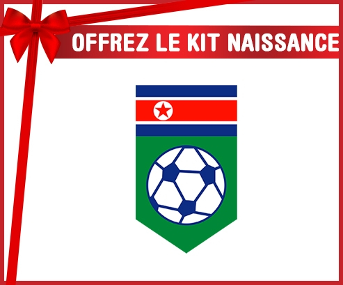 kit naissance bebé personalizado equipo nacional de fútbol de Corea del Norte