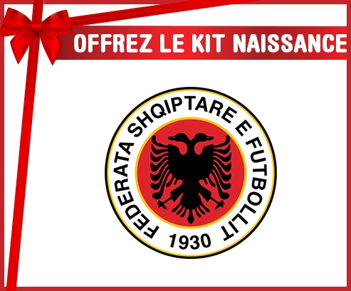 kit naissance bebé personalizado equipo nacional de fútbol de Albania