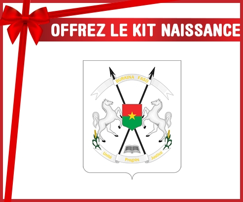 kit naissance bebé personalizó a la selección de fútbol de Burkina Faso