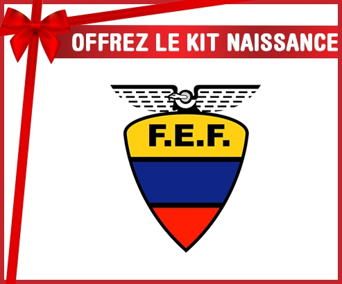 kit naissance bebé personalizó a la selección ecuatoriana de fútbol