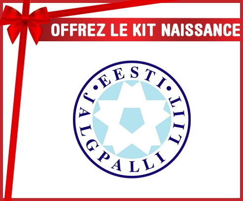 kit naissance bebé Estonia personalizó la selección nacional de fútbol