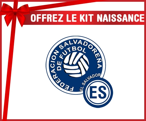 kit naissance bebé personalizada selección de fútbol de El Salvador