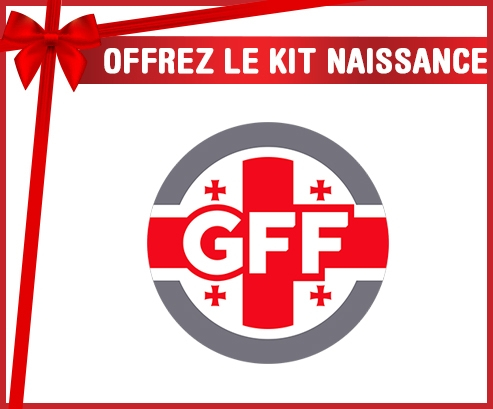 kit naissance bebé personalizado equipo nacional de fútbol de Georgia