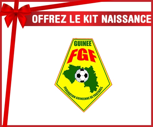kit naissance bebé personalizó a la selección de fútbol de Guinea