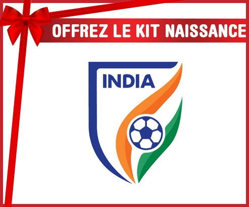 kit naissance equipo nacional de fútbol de la India bebé personalizado