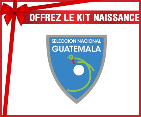 kit naissance bebé personalizada selección de fútbol de Guatemala