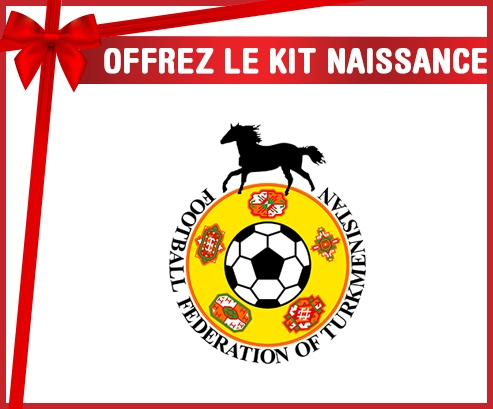 kit naissance bebé personalizado Turkmenistán selección nacional de fútbol