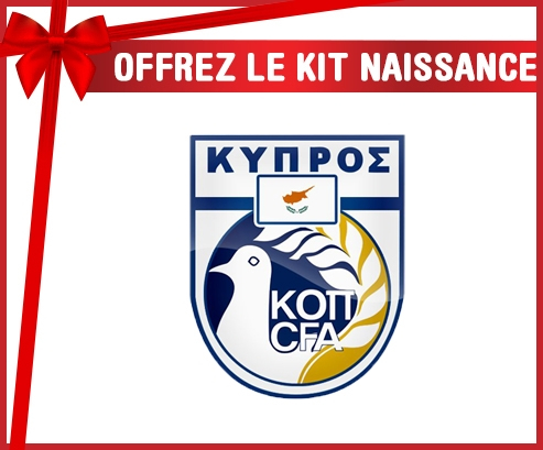 kit naissance bebé personalizó a la selección de fútbol de Chipre