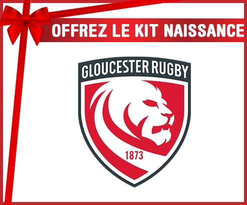 kit naissance bebé personalizado Gloucester Rugby