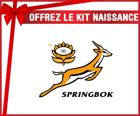 kit naissance bebé personalizado Sudáfrica Rugby XV