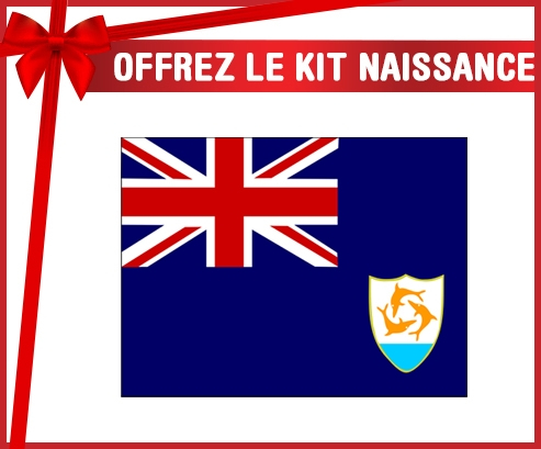 kit naissance bebé bandera anguilla personalizada