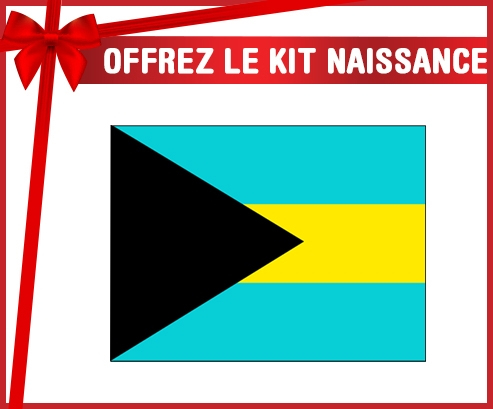 kit naissance bebé personalizado bahamas bandera