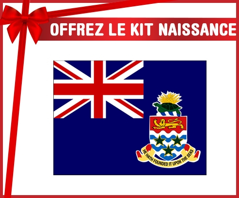 kit naissance Las Islas Caimán de la Bandera del Bebé