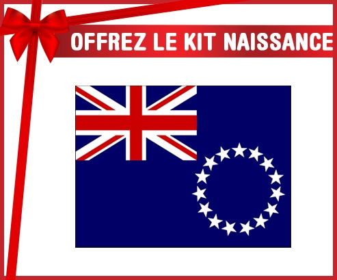 kit naissance islas de cocina de bandera de bebé personalizada