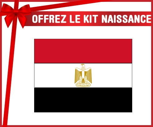 kit naissance bebé bandera personalizada Egipto