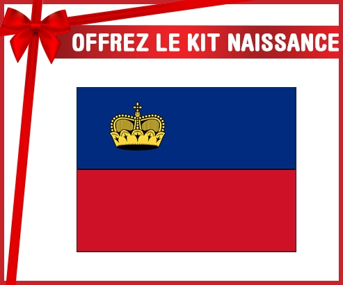 kit naissance bebé personalizado Liechtenstein Flag